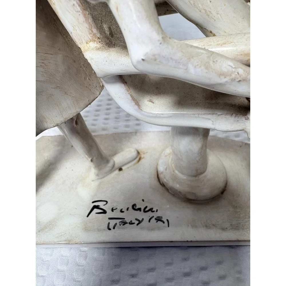 Vintage Italian Dino Bencini Dentist Figurine Signed / Autographed
